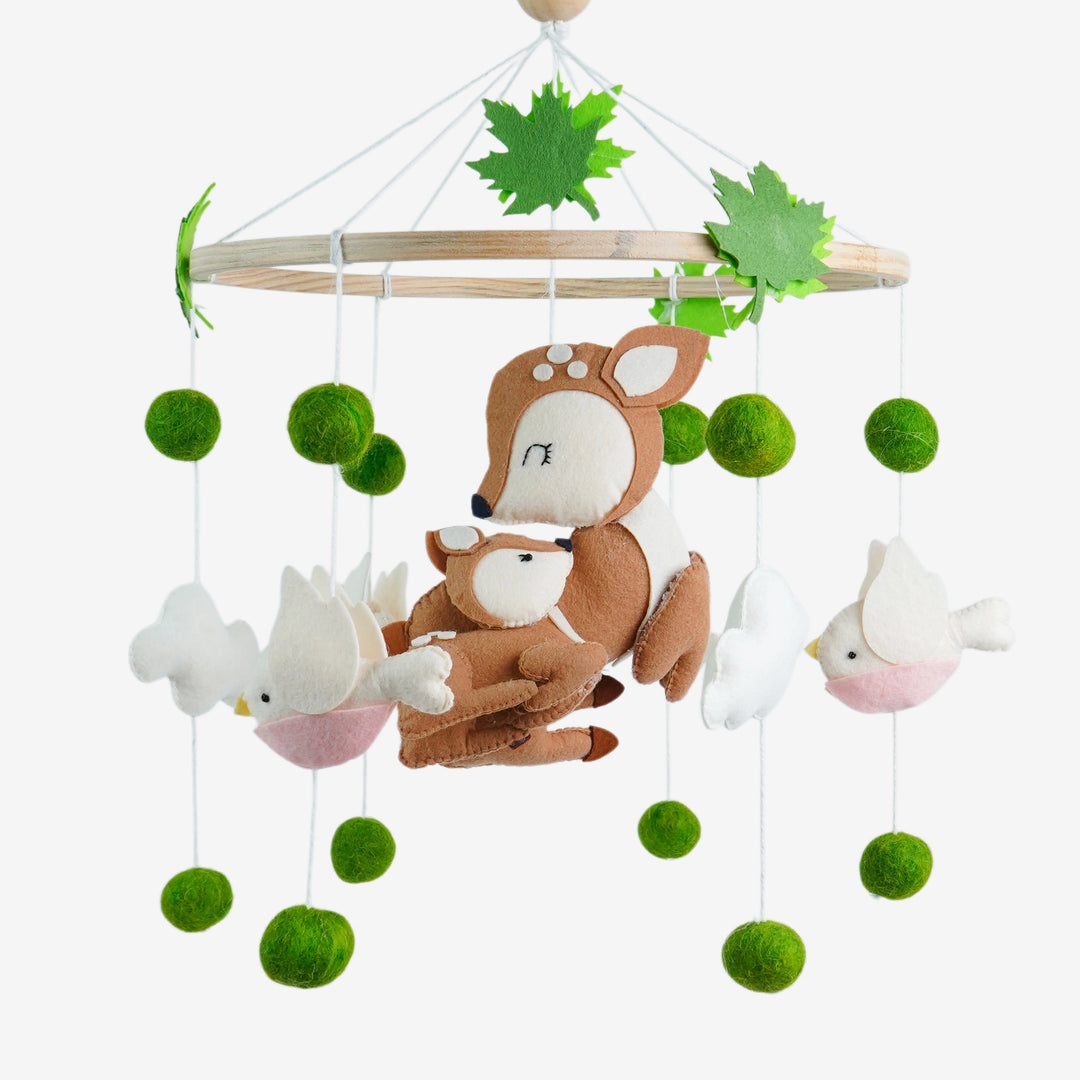Babble Wrap Cot / Crib Mobile - Mommy's Little Fawn
