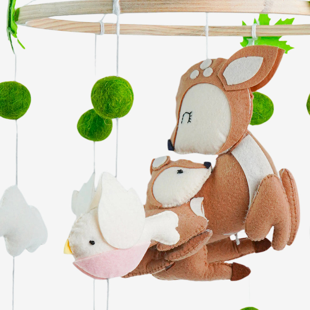 Babble Wrap Cot / Crib Mobile - Mommy's Little Fawn