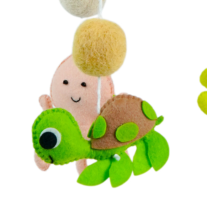 Babble Wrap Cot / Crib Mobile - Mystical Ocean Friends