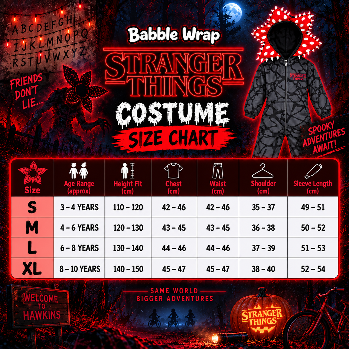 Demogorgon Halloween Costume