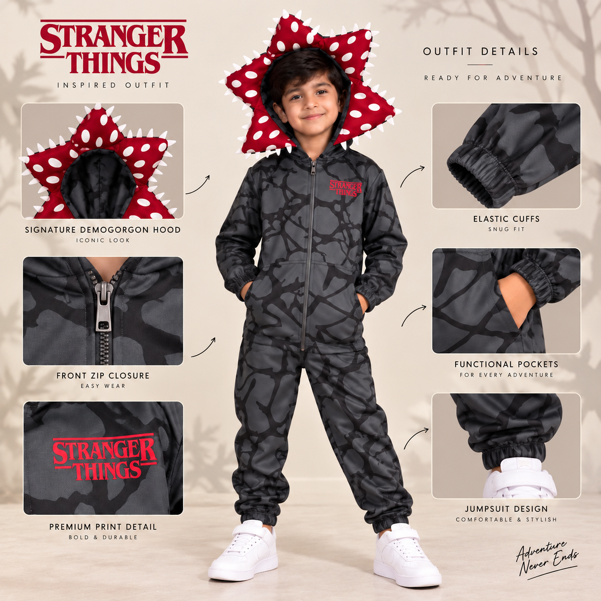 Demogorgon Halloween Costume