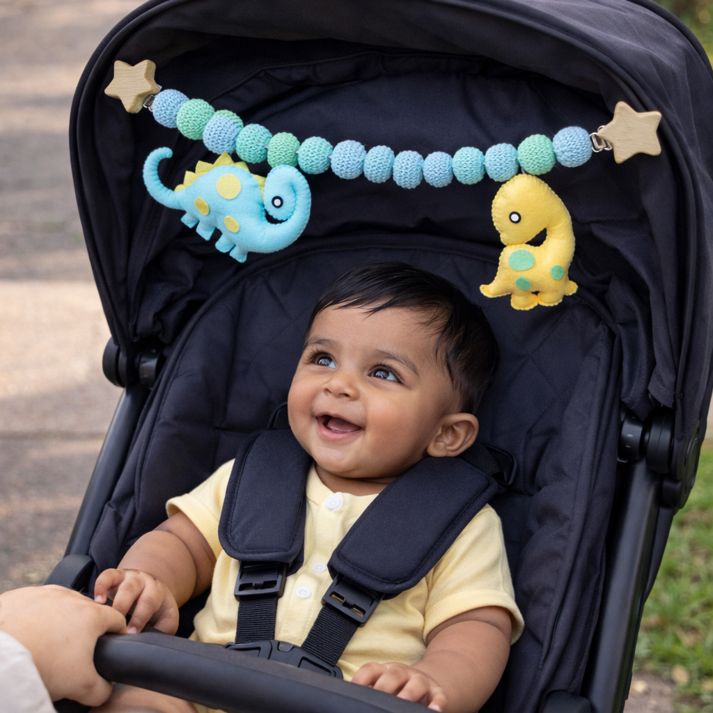 Dino Doze Stroller Chain