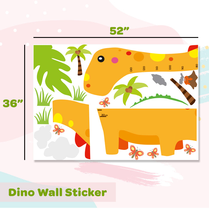 Grow Along - Dino Height Chart Wall Sticker