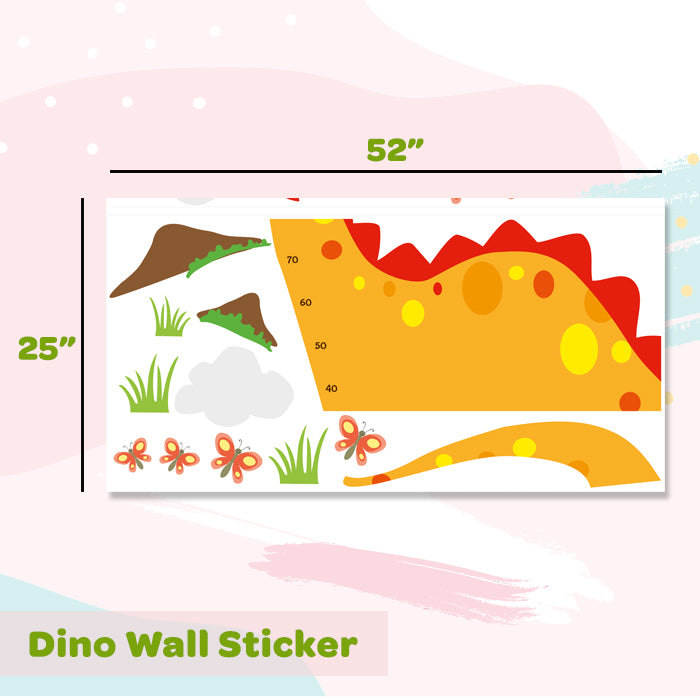 Grow Along - Dino Height Chart Wall Sticker