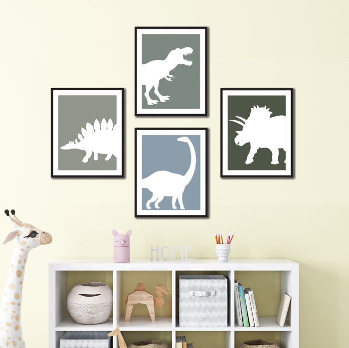 Dinosaurs Wall Art (Set of 4)