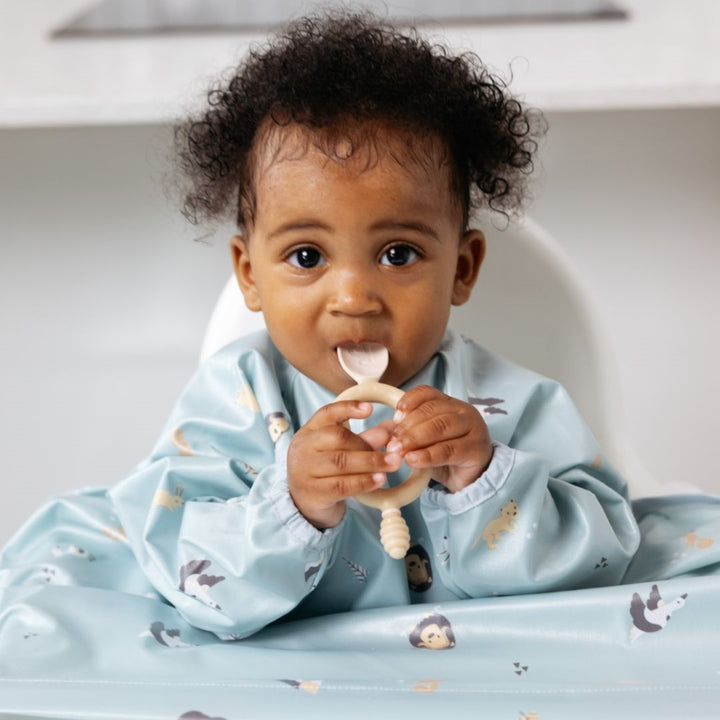 Dippit Multi Stage Baby Weaning Spoon and Dipper Fawn - Pack of 2
