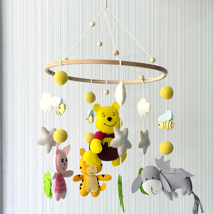 Babble Wrap Cot / Crib Mobile - Winnie And Friends