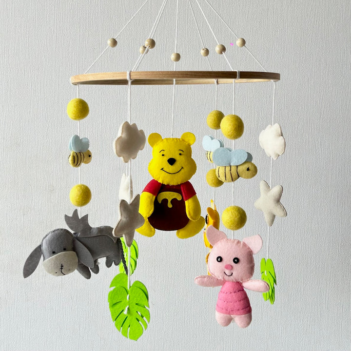 Babble Wrap Cot / Crib Mobile - Winnie And Friends