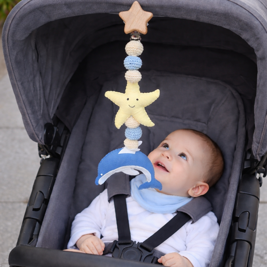 Dolphin Daydreams Hanging Stroller Toy