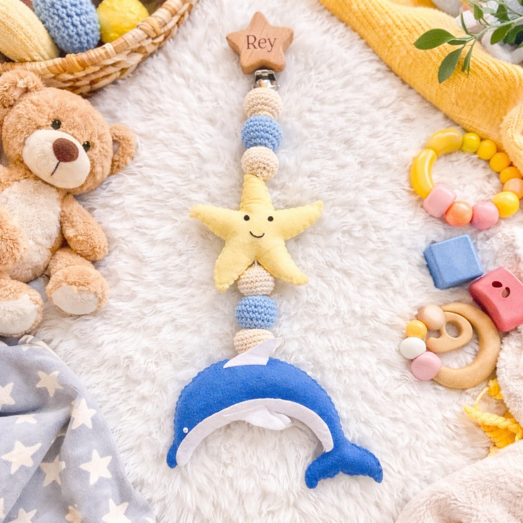 Dolphin Daydreams Hanging Stroller Toy