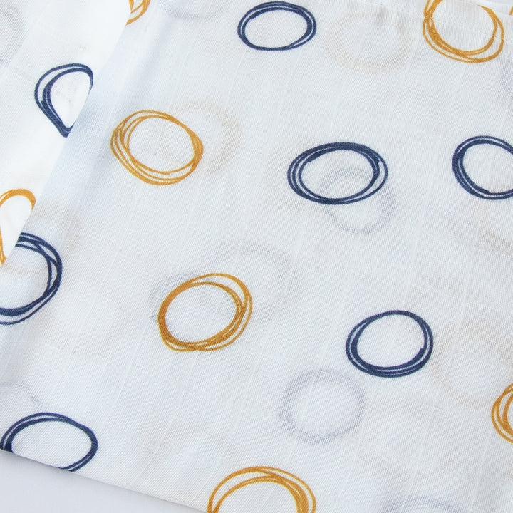 Doodle Circles - Organic Luxury Swaddle