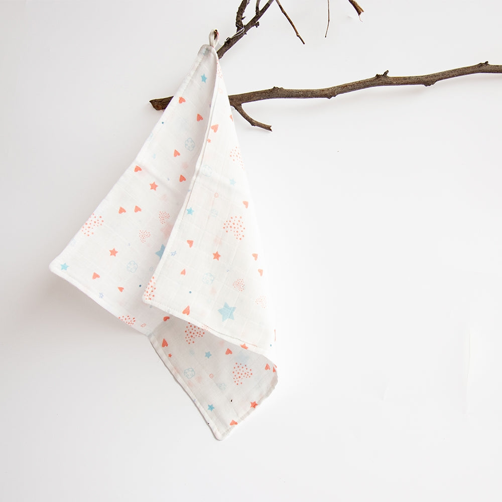 Doodle Love - Organic Muslin Wipes (Set Of 7)