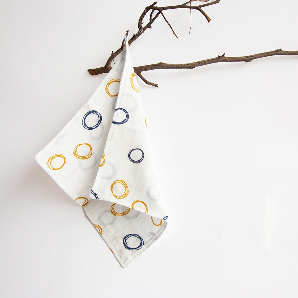 Doodle Love - Organic Muslin Wipes (Set Of 7)