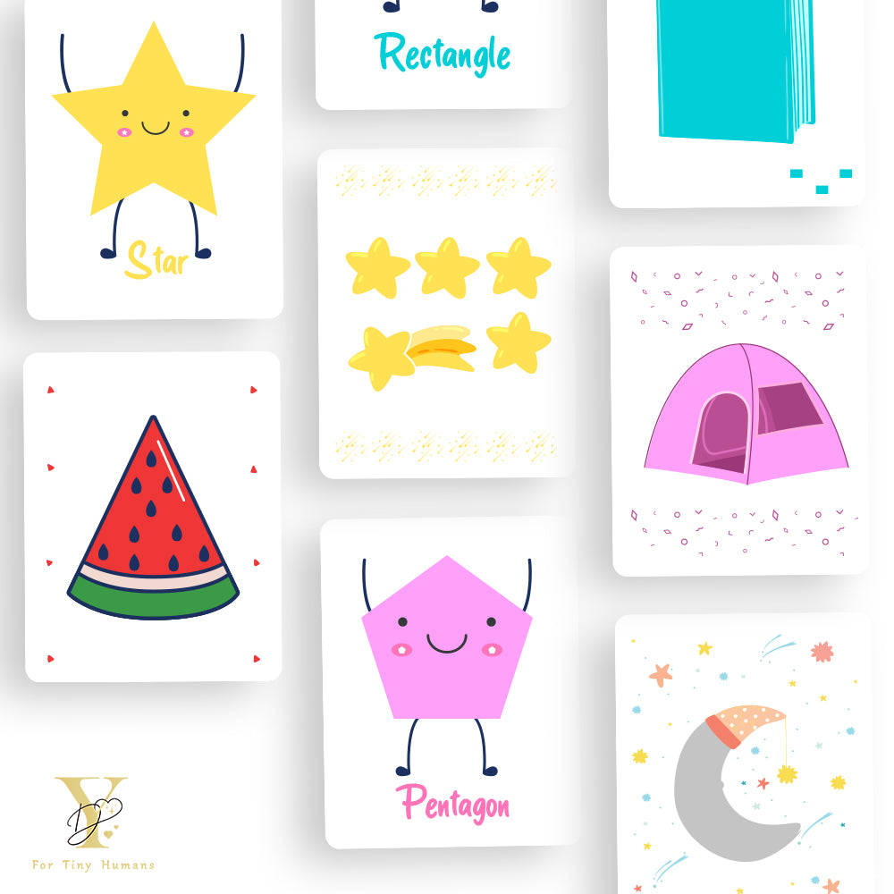 Doodle's Flash Cards Collection - Colours & Shapes