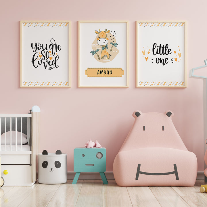 Doodle's Wall Frames - Baby Animals (Set Of 3) Style 2