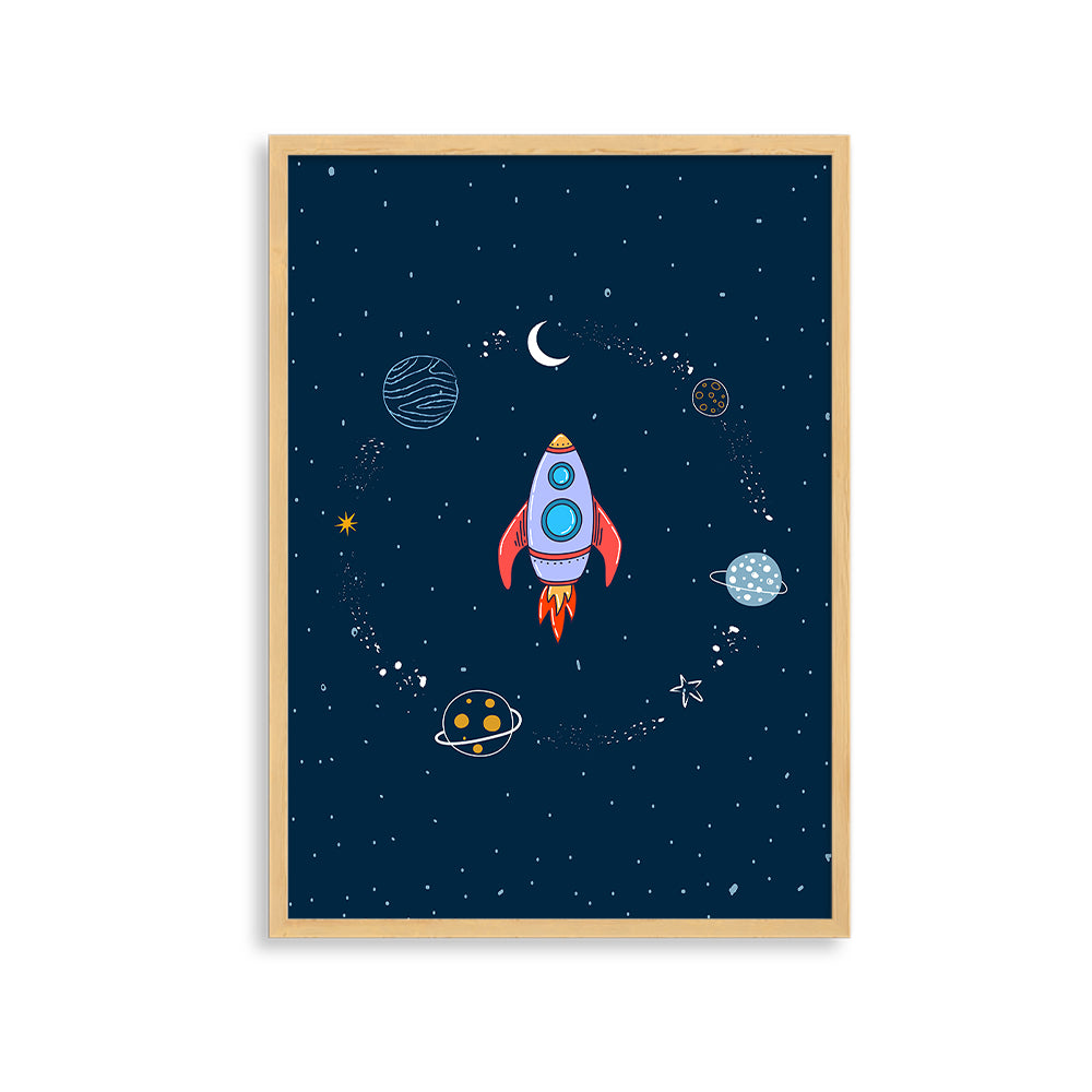 Doodle's Wall Frames - Child Of The Universe (Set Of 3) Style 2