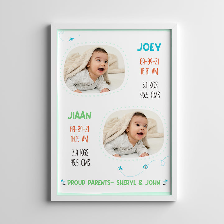 Doodle's Wall Frames - Lil Travellers (Set Of 3) Style 2