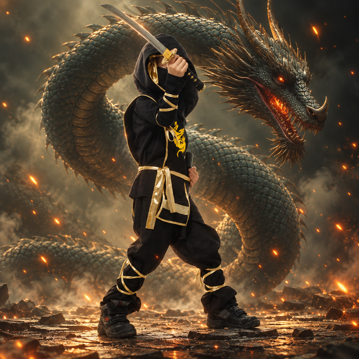 Halloween costume - Dragon Strike Ninja