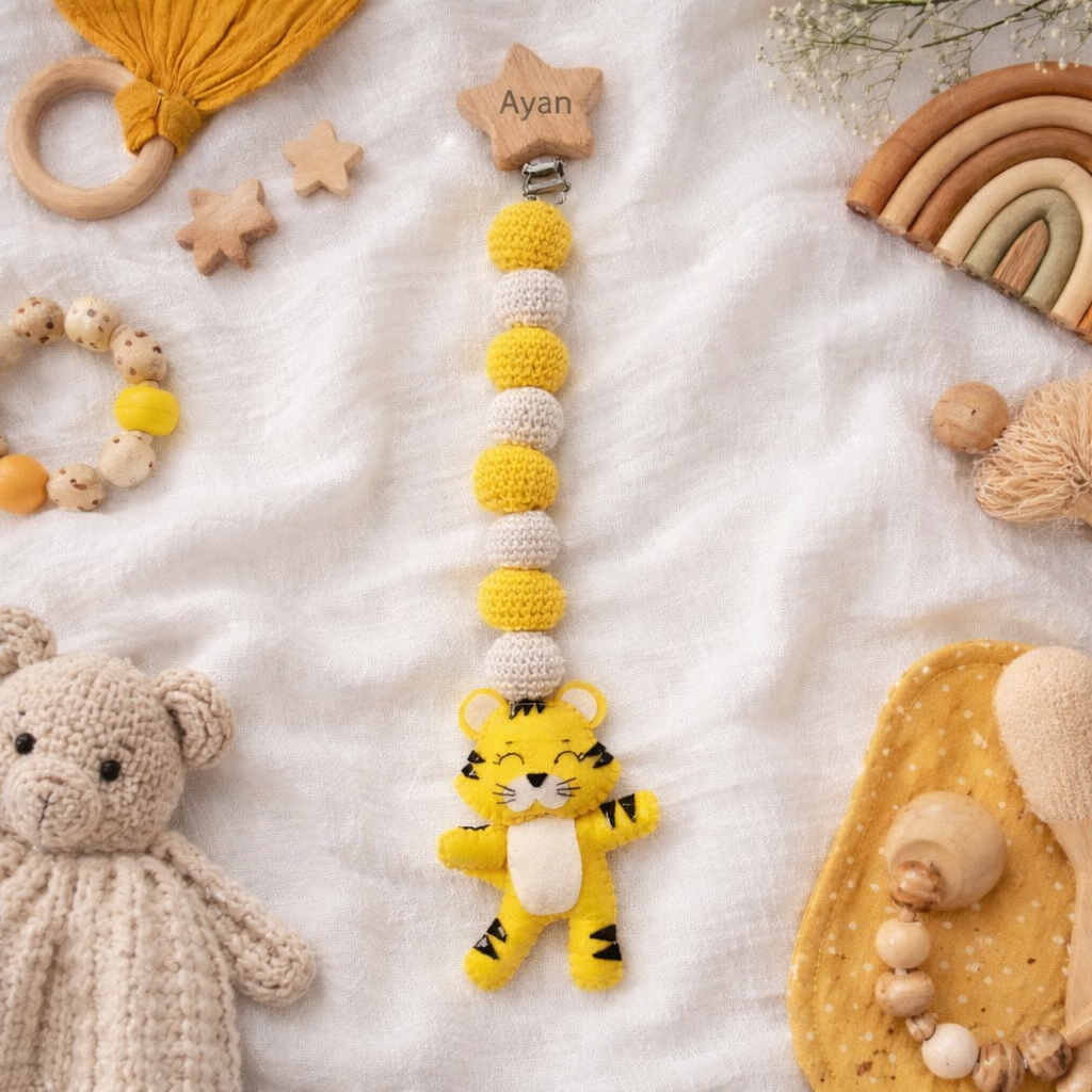 Dreamland Tiger Hanging Stroller Toy