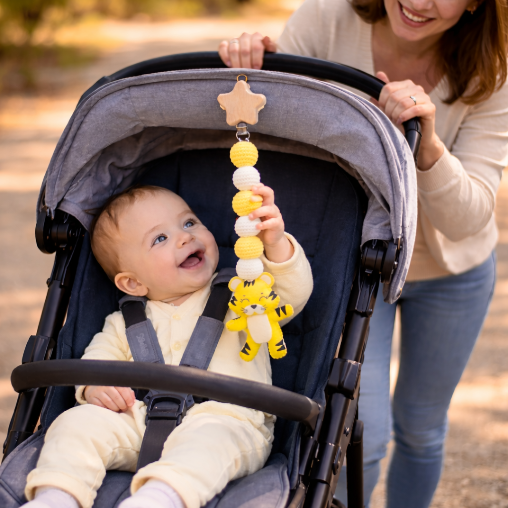 Dreamland Tiger Hanging Stroller Toy