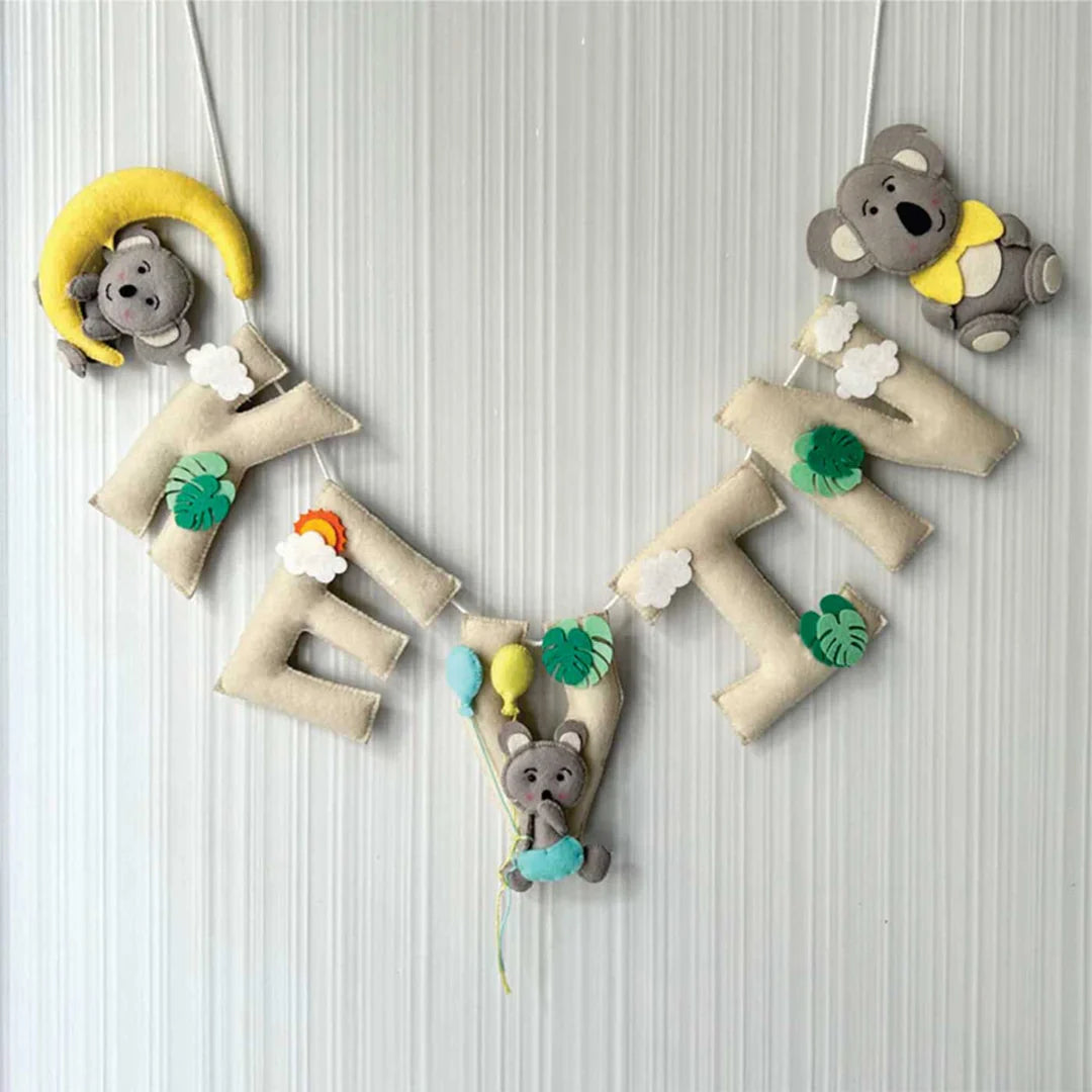Dreamy Koala Cot Mobile & Bunting Combo