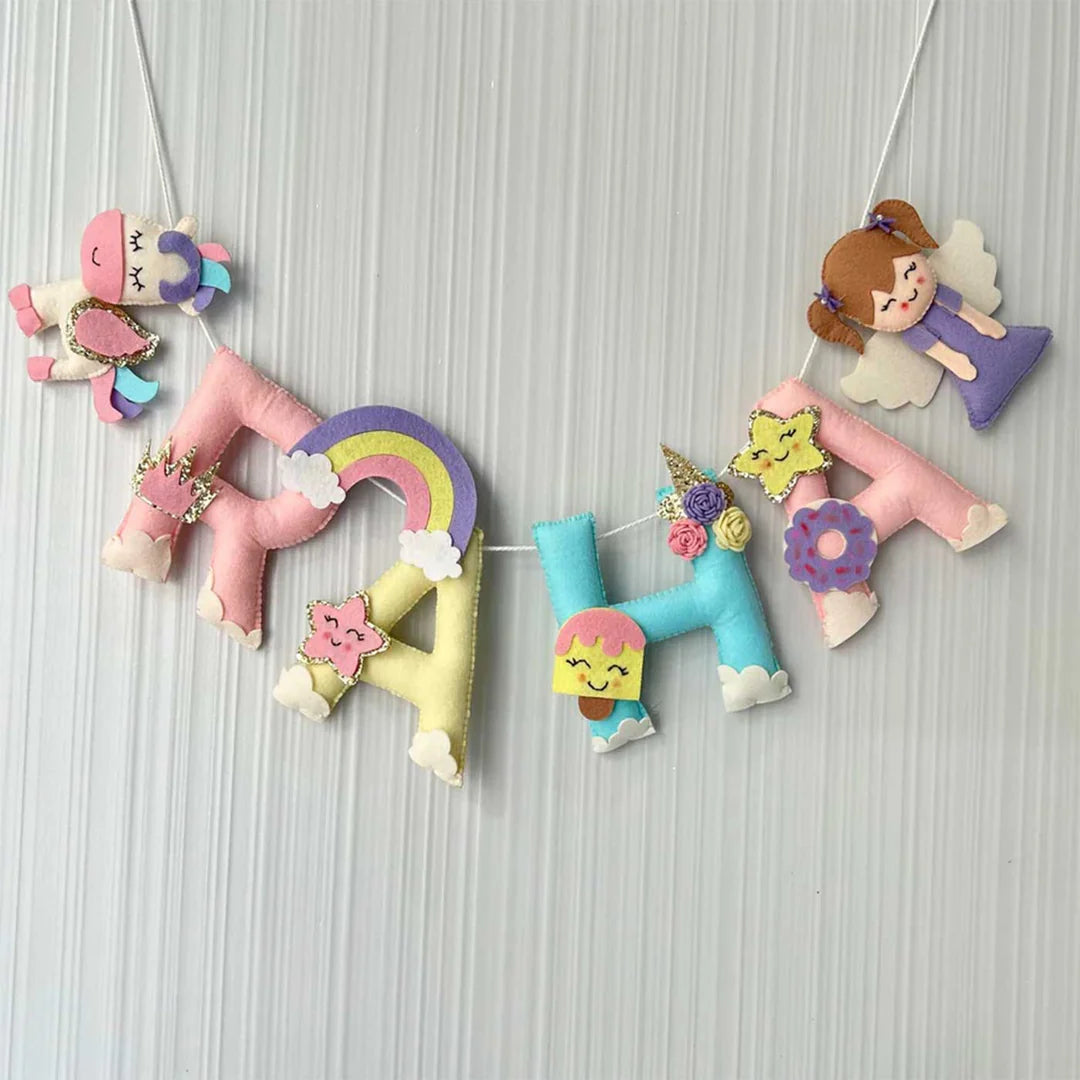 Dreamy Unicorn Cot Mobile & Bunting Combo