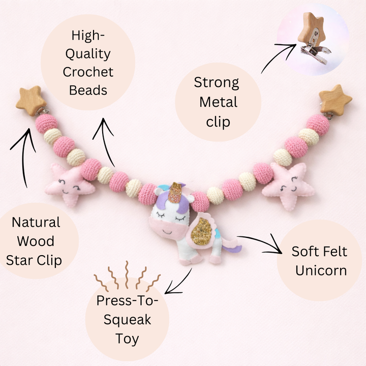Dreamy Unicorn Stroller Chain