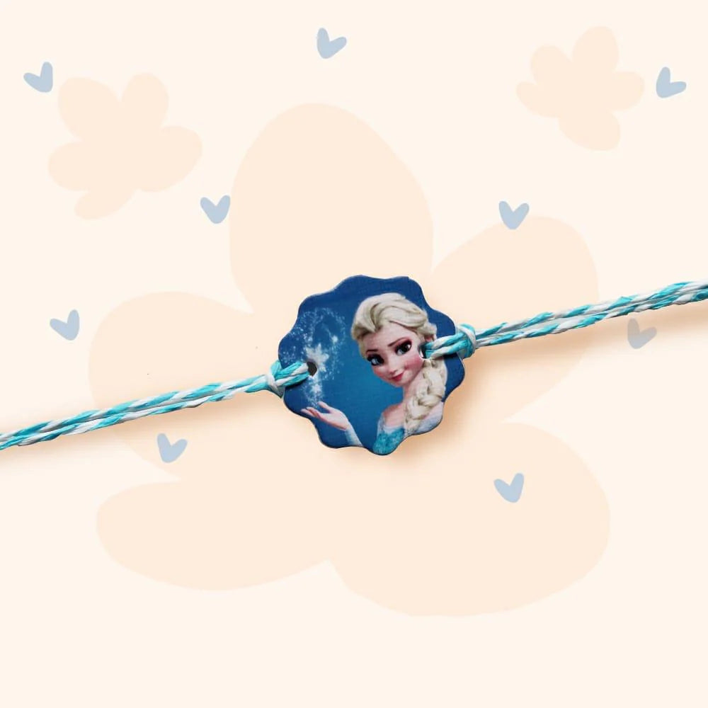 Babble Wrap Frozen Elsa Craft Rakhi