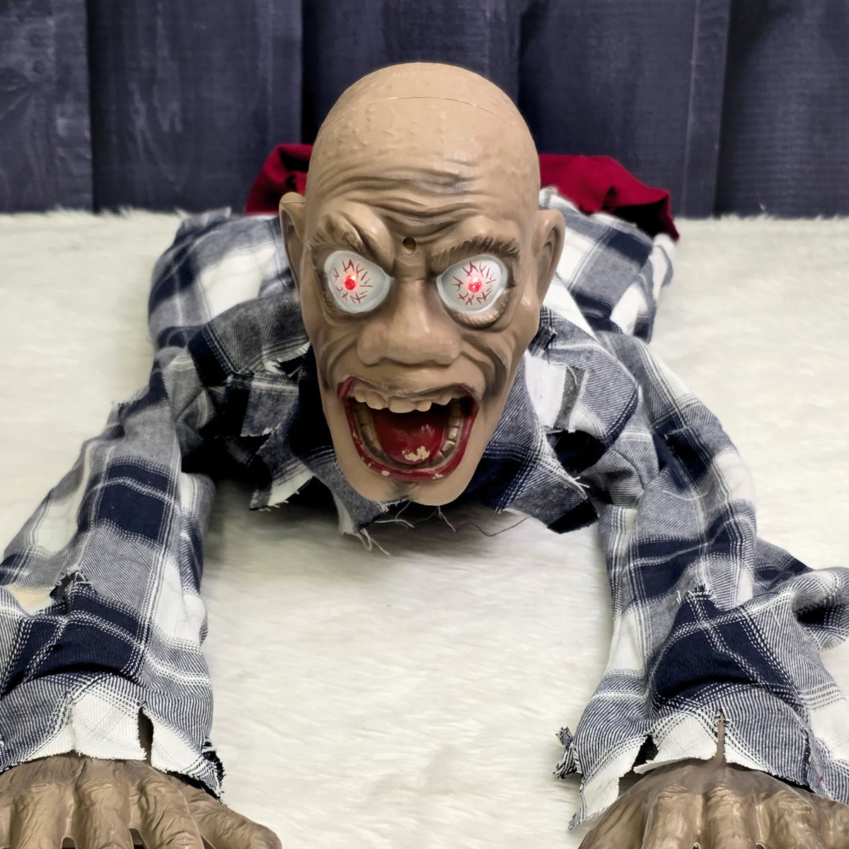 Animated Plaid Shirt Crawling Creeper