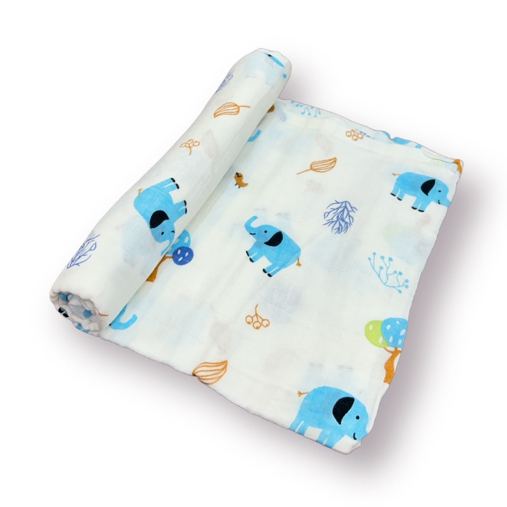 Elephish Muslin Swaddles - Set of 2