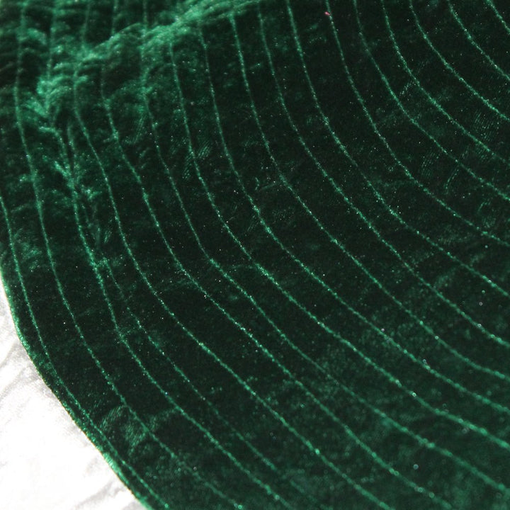 54" Tree Skirt- Velvet Emerald Embrace