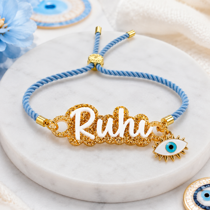 Babble Wrap Evil Eye Name Rakhi
