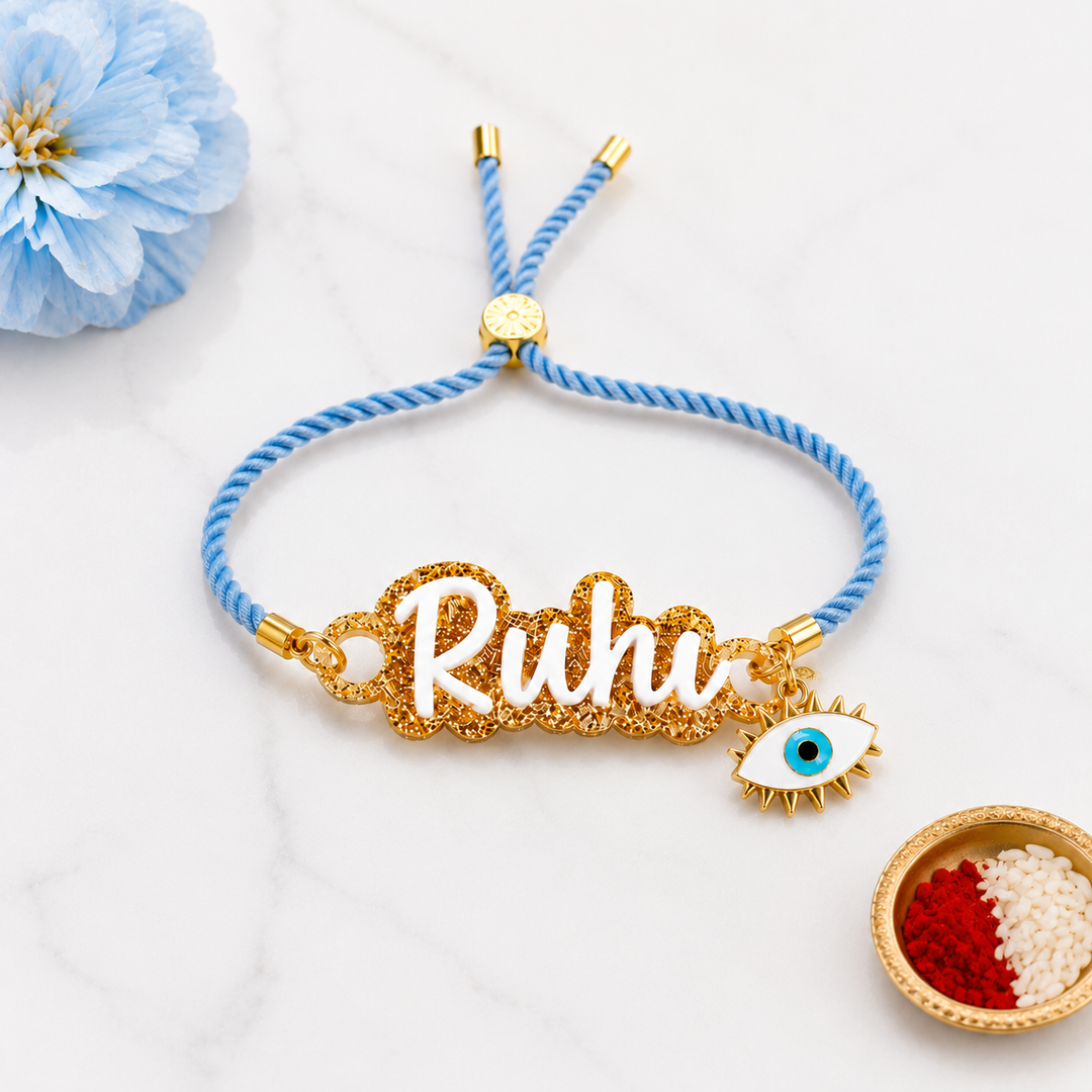 Babble Wrap Evil Eye Name Rakhi