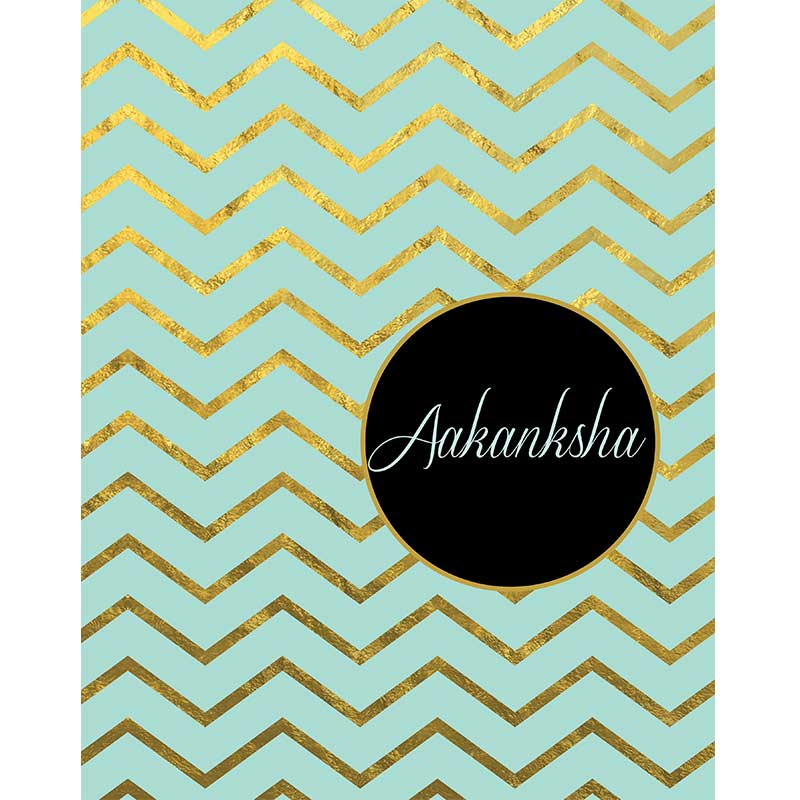 Chevron with gold Folder