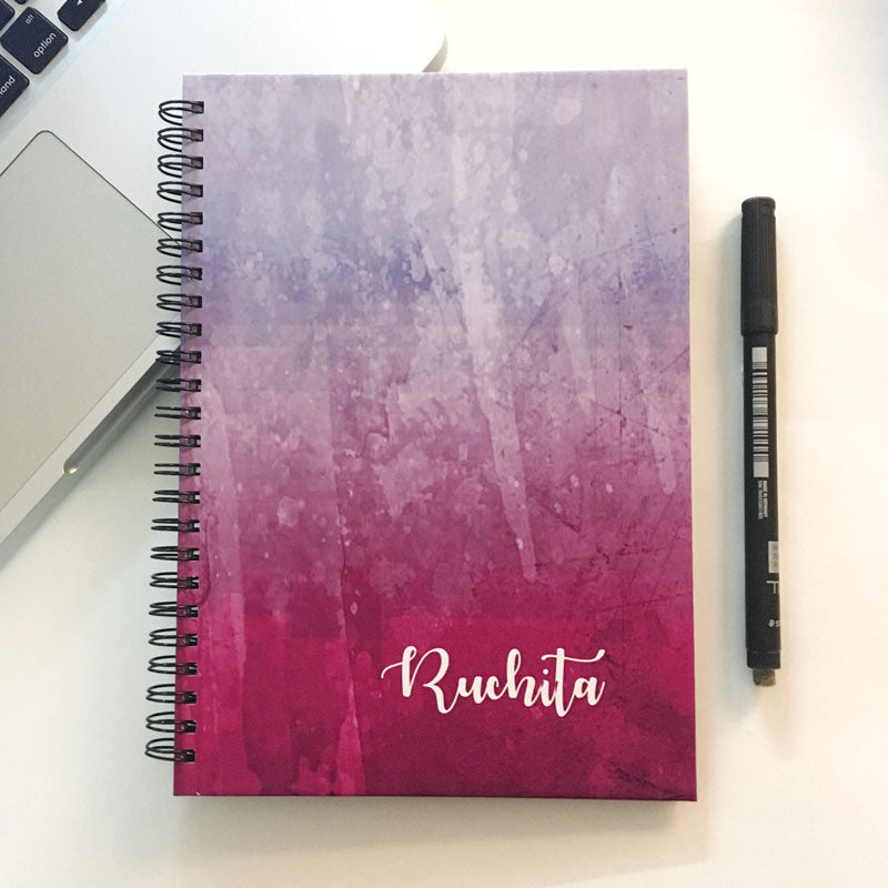 Fuchsia Abstract Forever (Rewritable) Notebook