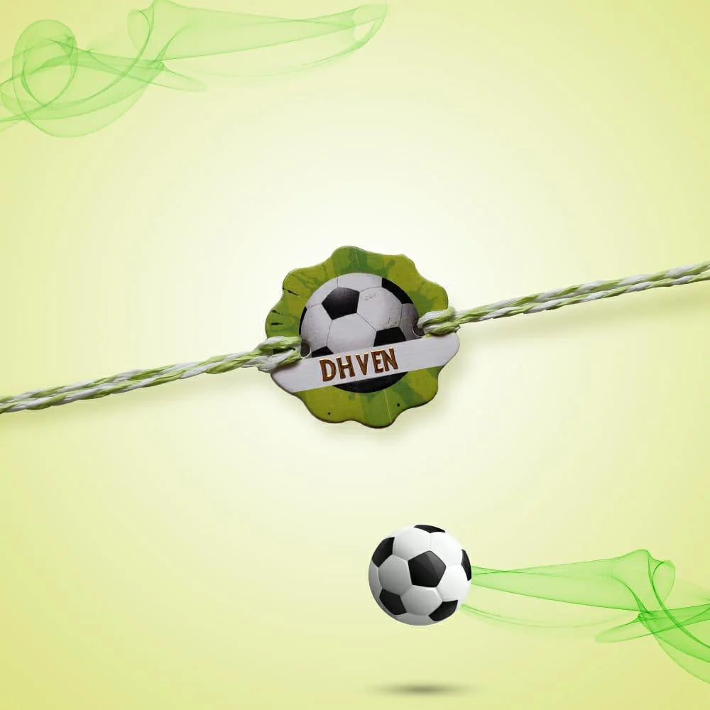 Babble Wrap Football Craft Rakhi