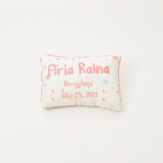 Fairy Dust - Birth Stats Pillow