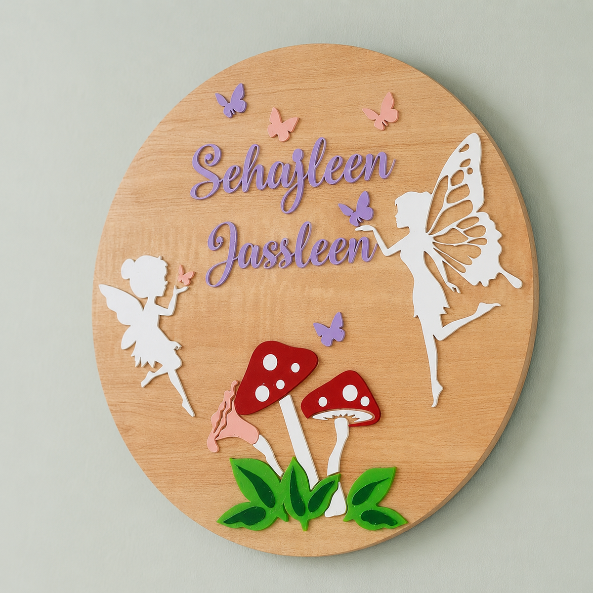 Fairy Wings Name Plaque