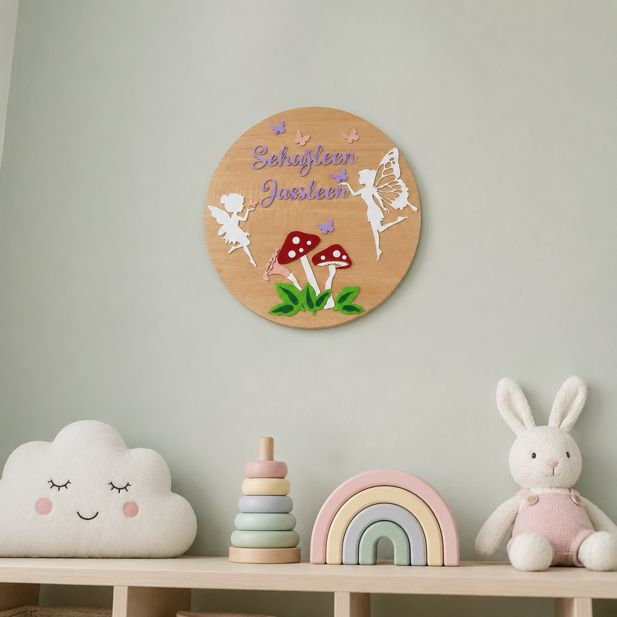 Fairy Wings Name Plaque