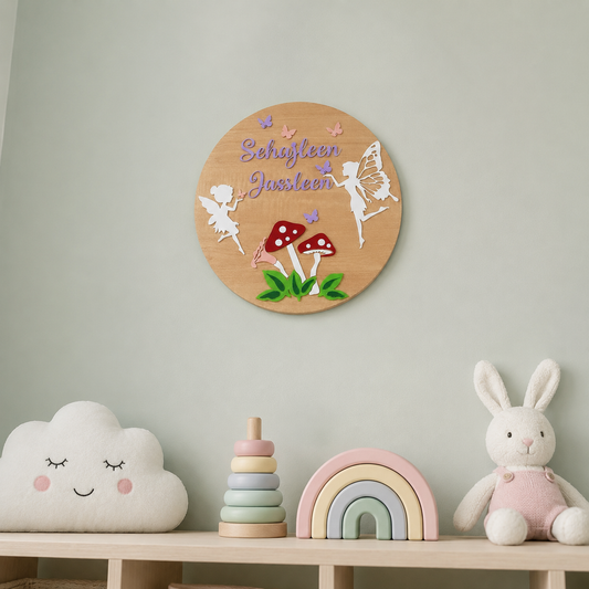 Fairy Wings Name Plaque