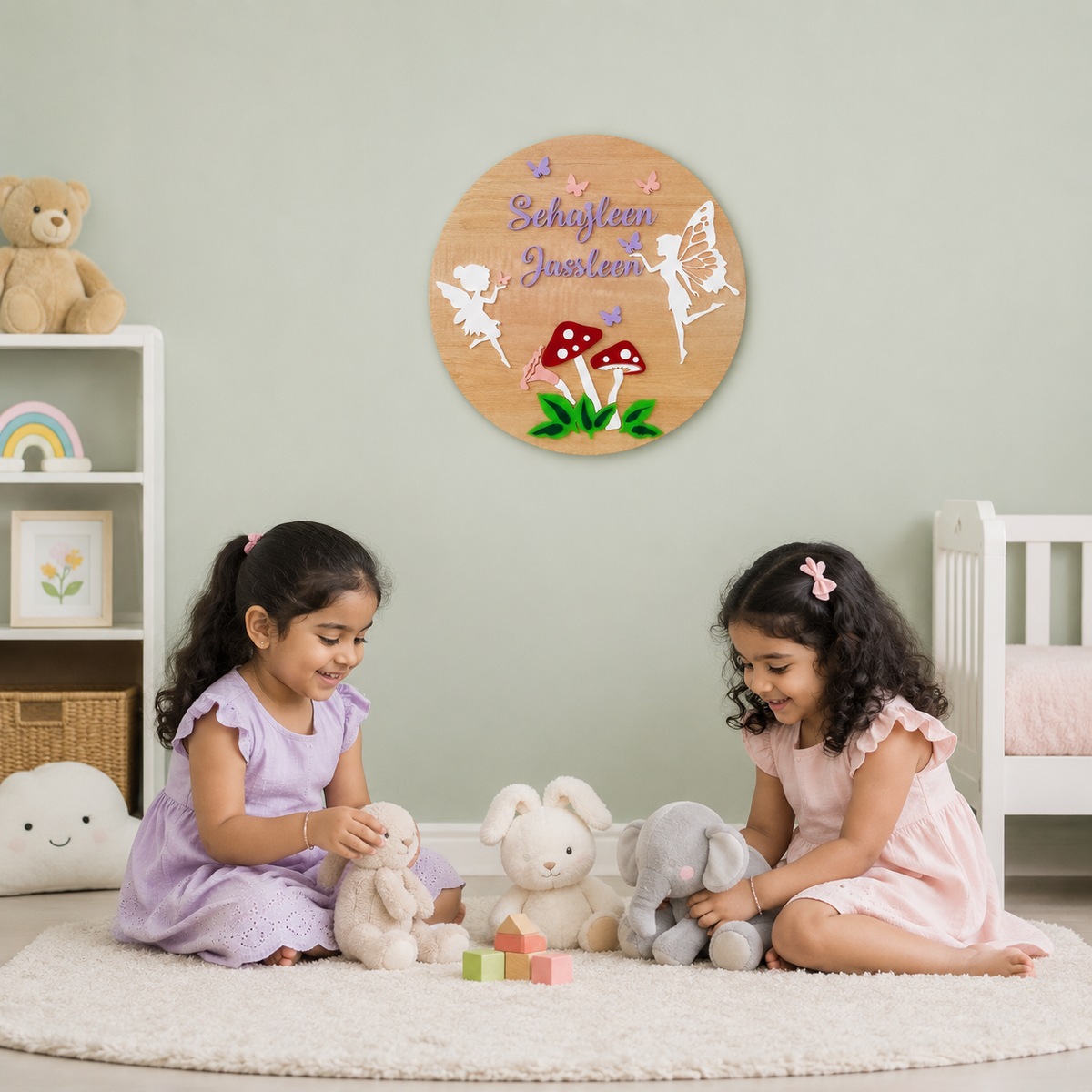 Fairy Wings Name Plaque