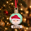 Festive Santa Felt Ornament