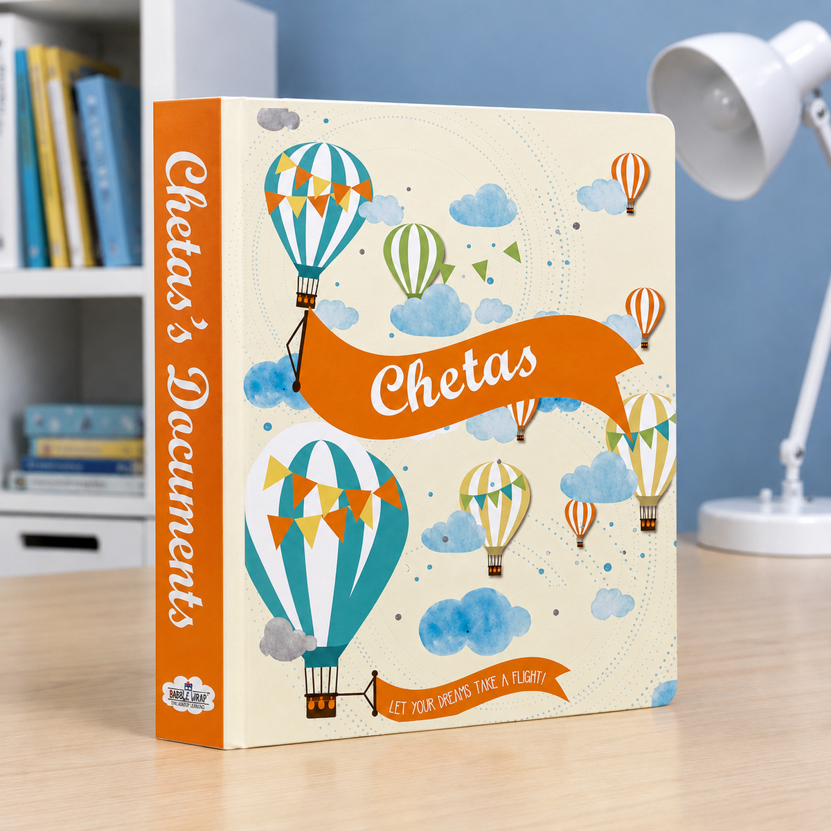 File Binder - Bunting Balloons