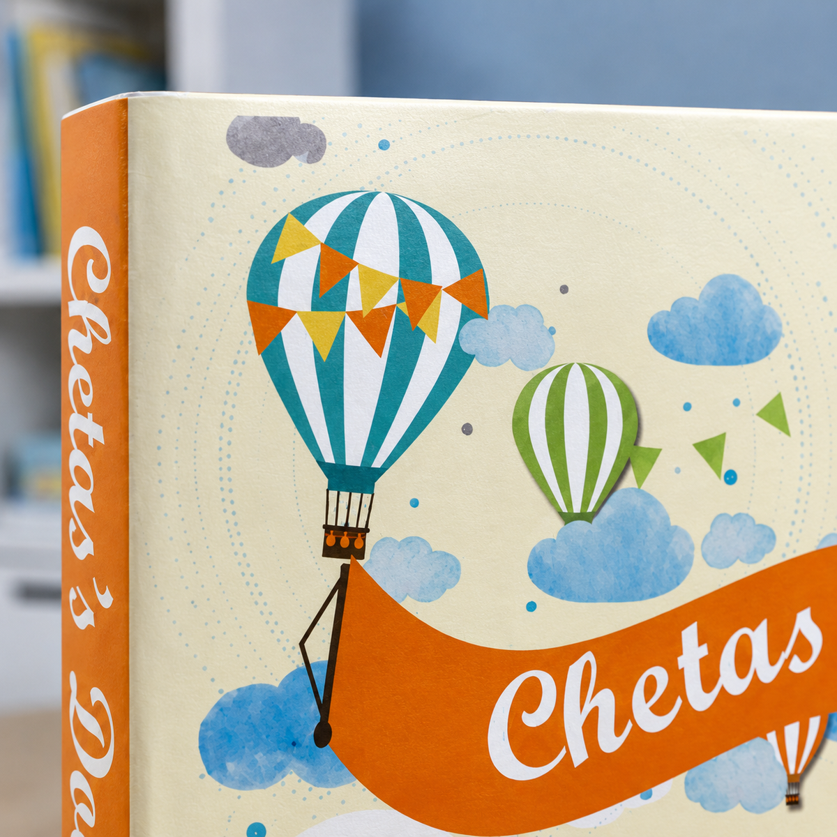 File Binder - Bunting Balloons