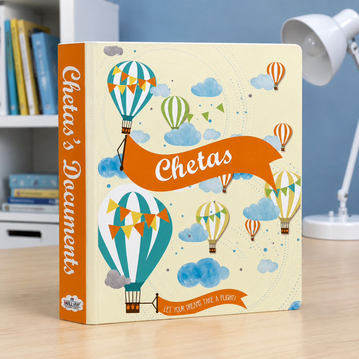 File Binder - Bunting Balloons
