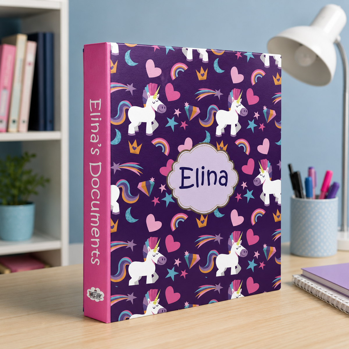 File Binder - Magical Unicorn