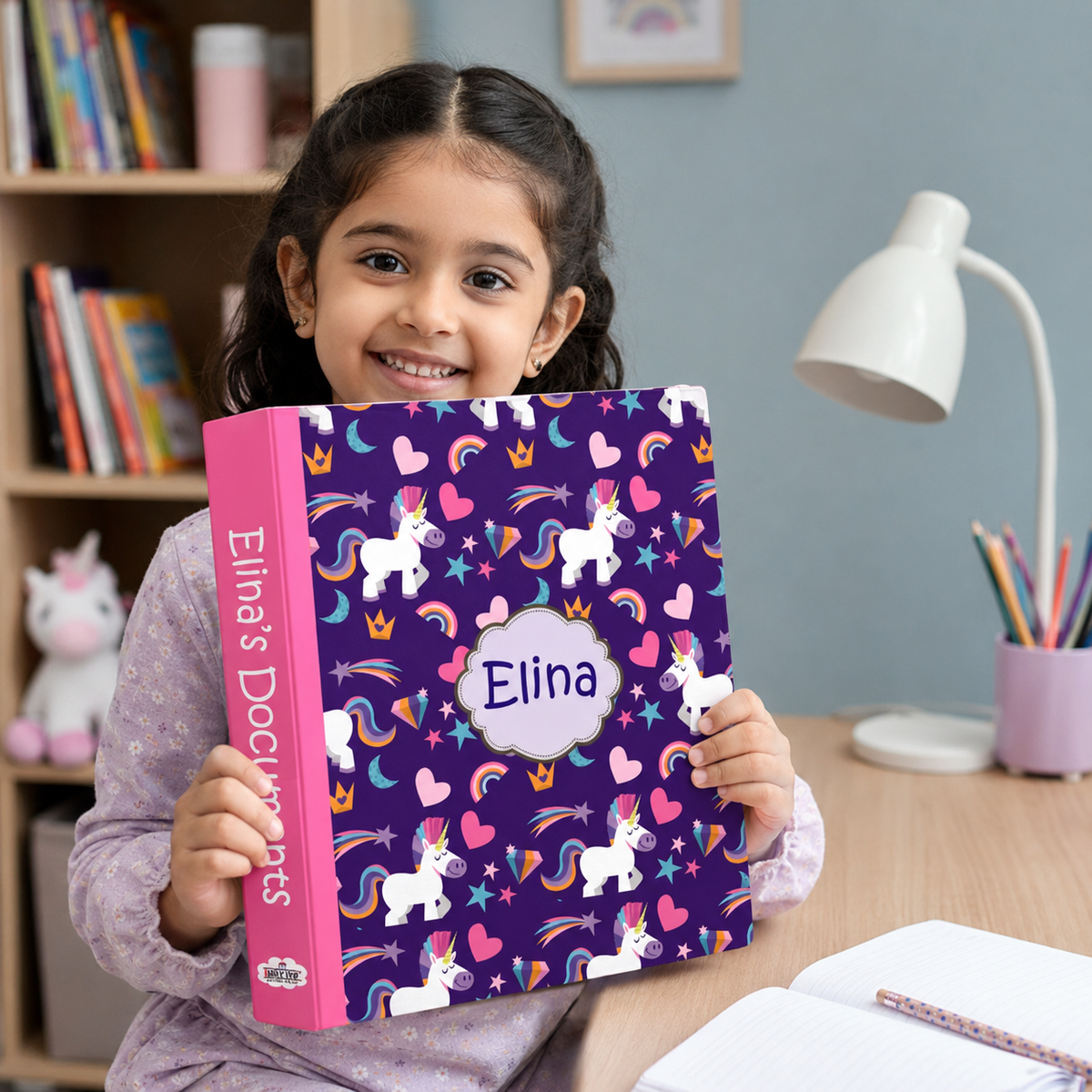 File Binder - Magical Unicorn