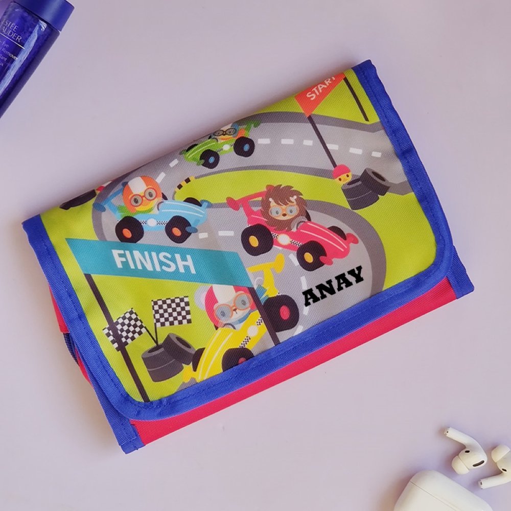 Flap Pouch- Racing Car