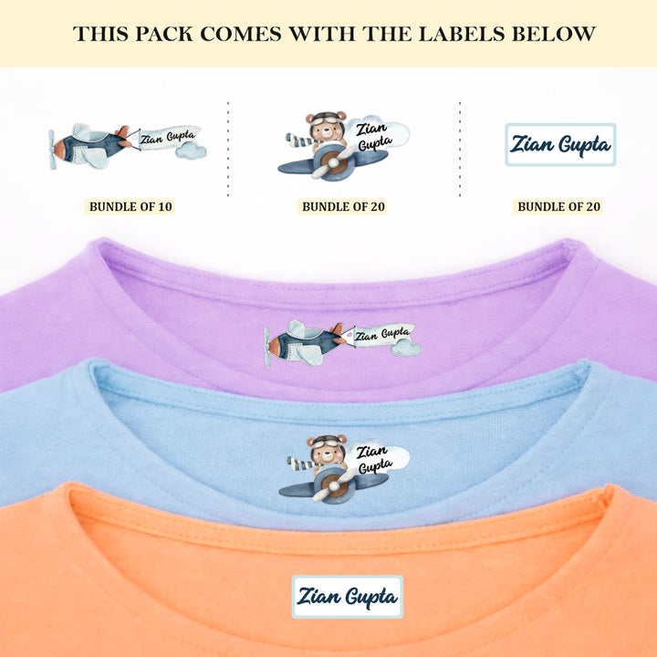 Fly High Iron On Label ( Pack of 50 )