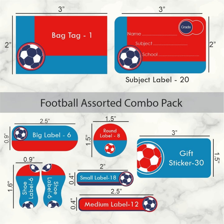 Football Assorted Pack for Kids